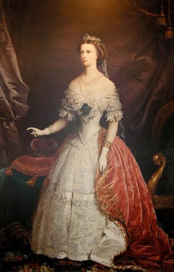 unknow artist Portrait of Empress Elisabeth of Austria-Hungary oil painting image